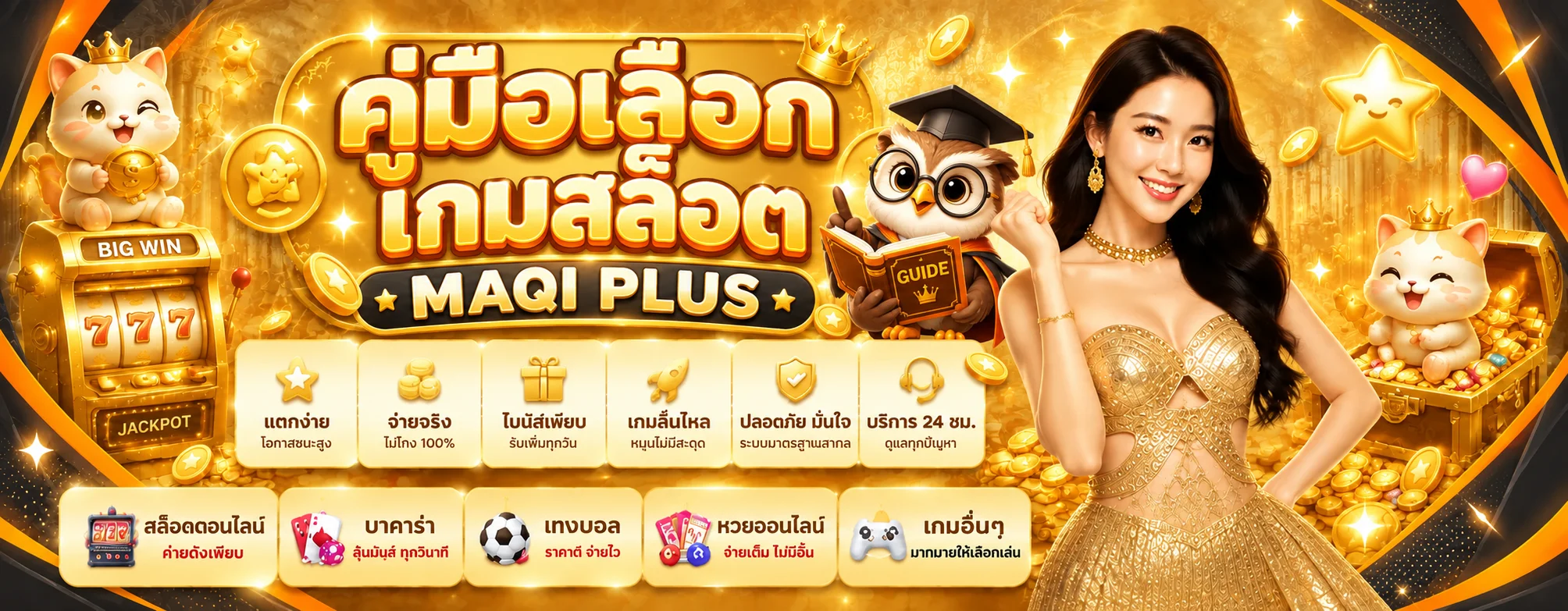 MAQI PLUS วิธีเลือกเกมสล็อตที่ปลอดภัยสำหรับมือใหม่